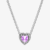 925 Sterling Silver Heart Jewelry Set – Necklace, Ring, Bracelet & Stud Earrings with Crystal Stones