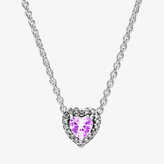 925 Sterling Silver Heart Jewelry Set – Necklace, Ring, Bracelet & Stud Earrings with Crystal Stones