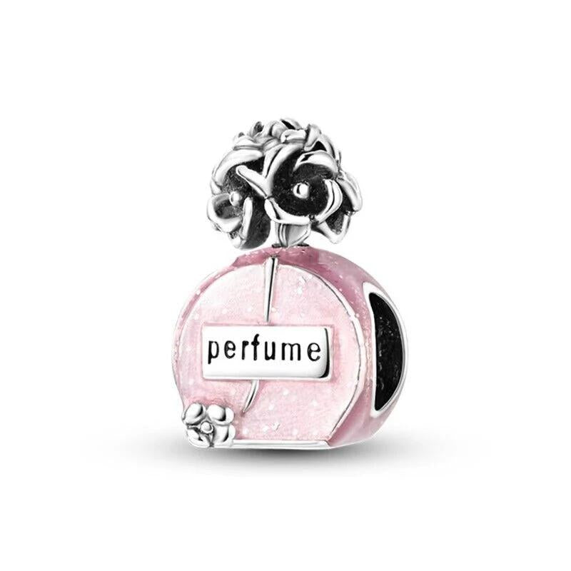 Abalorios de estilo de vida de plata de ley 925 – Cuentas para pulsera de cámara, viaje, compras, coche y belleza