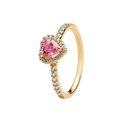Anillos de corazón de plata de ley 925