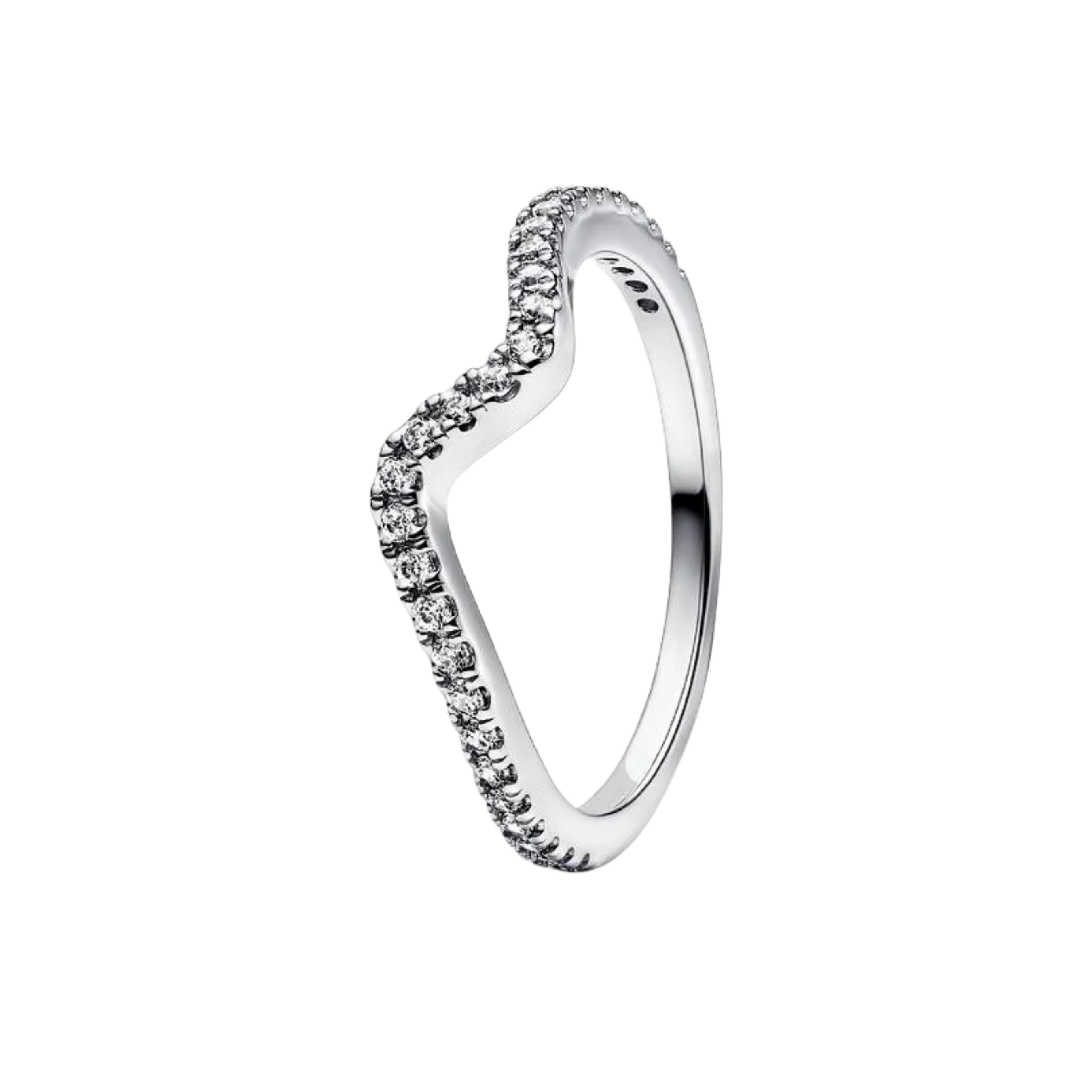 Women's Silver Tone Rings with Sparkling Cubic Zirconia – Elegant Stackable Rings, Heart, Flower, Crown & Emerald Green Stone Designs, Fashion Jewelry Gift for Her