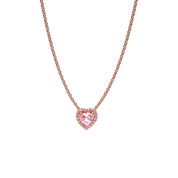 Collares de plata de ley 925 con forma de corazón, mariposa y cinta