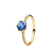 Women's Gold Tone Rings with Sparkling Cubic Zirconia – Elegant Stackable Rings, Heart, Flower, Butterfly, Pink & Blue Stone Designs, Dainty Fashion Jewelry Gifts for Her