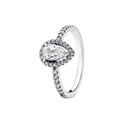 Anillos solitarios de plata de ley 925