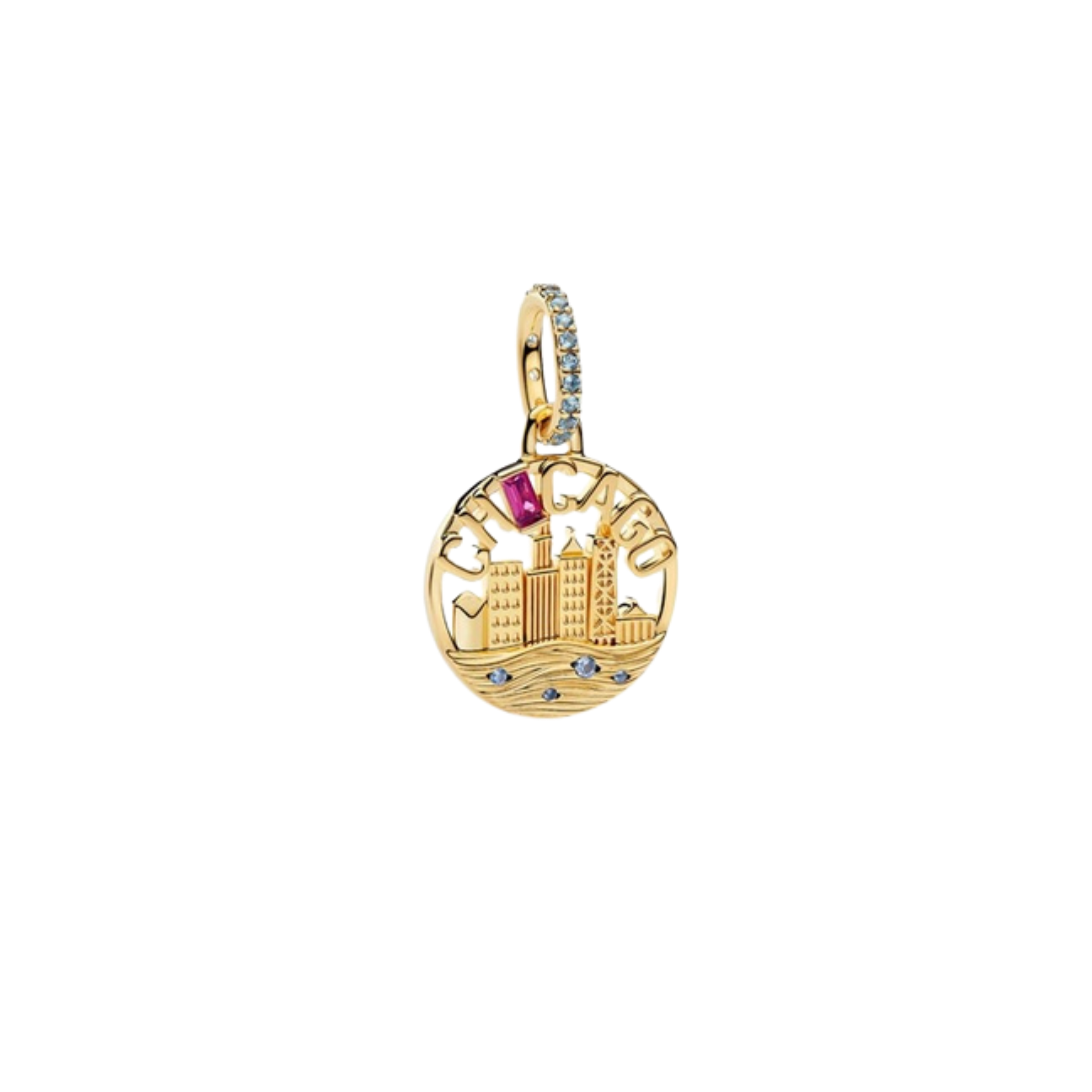 USA & New York Travel Charms for Bracelets – American Flag, NYC & Las Vegas Souvenir Charms