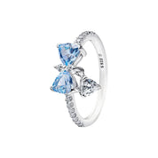 Anillos de princesa de plata de ley 925