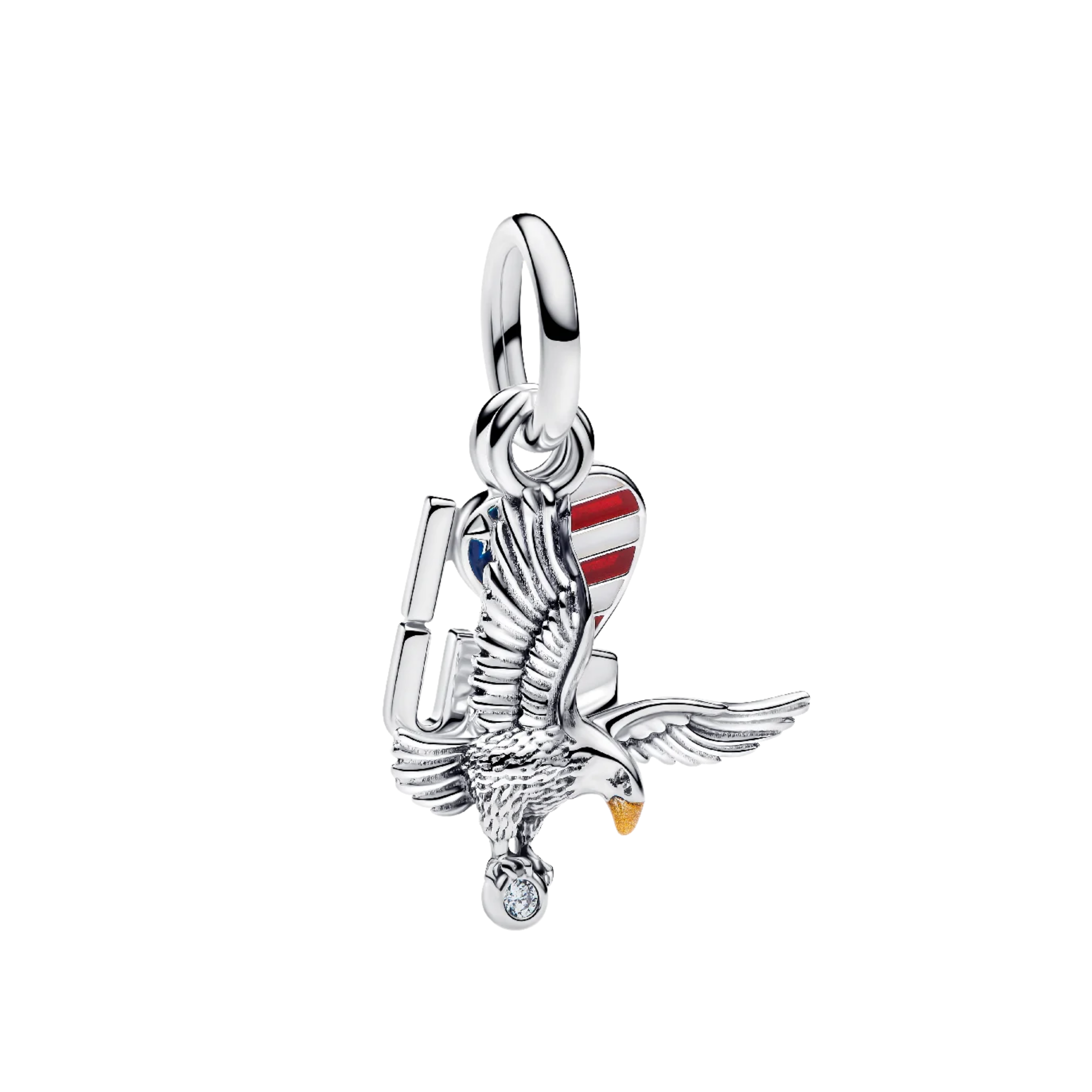 USA & New York Travel Charms for Bracelets – American Flag, NYC & Las Vegas Souvenir Charms