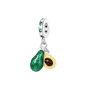 Charm colgante de plata de ley 925 para pulsera: corazón, mariposa, flor y dijes de viaje, regalo para mujer.