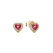 Pendientes de plata de ley 925 con forma de corazón, mariposa y cinta