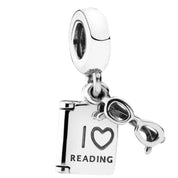Dijes de pulsera de plata de ley 925 – Corazón, Amor, Mamá, Lindos dijes colgantes}