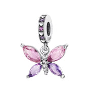 Charms variados de plata 925 para pulsera: viajes, hermana, música, bonitos charms colgantes, regalo para mujer