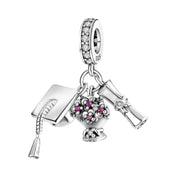 Dijes de pulsera de plata de ley 925 – Corazón, Amor, Mamá, Lindos dijes colgantes}