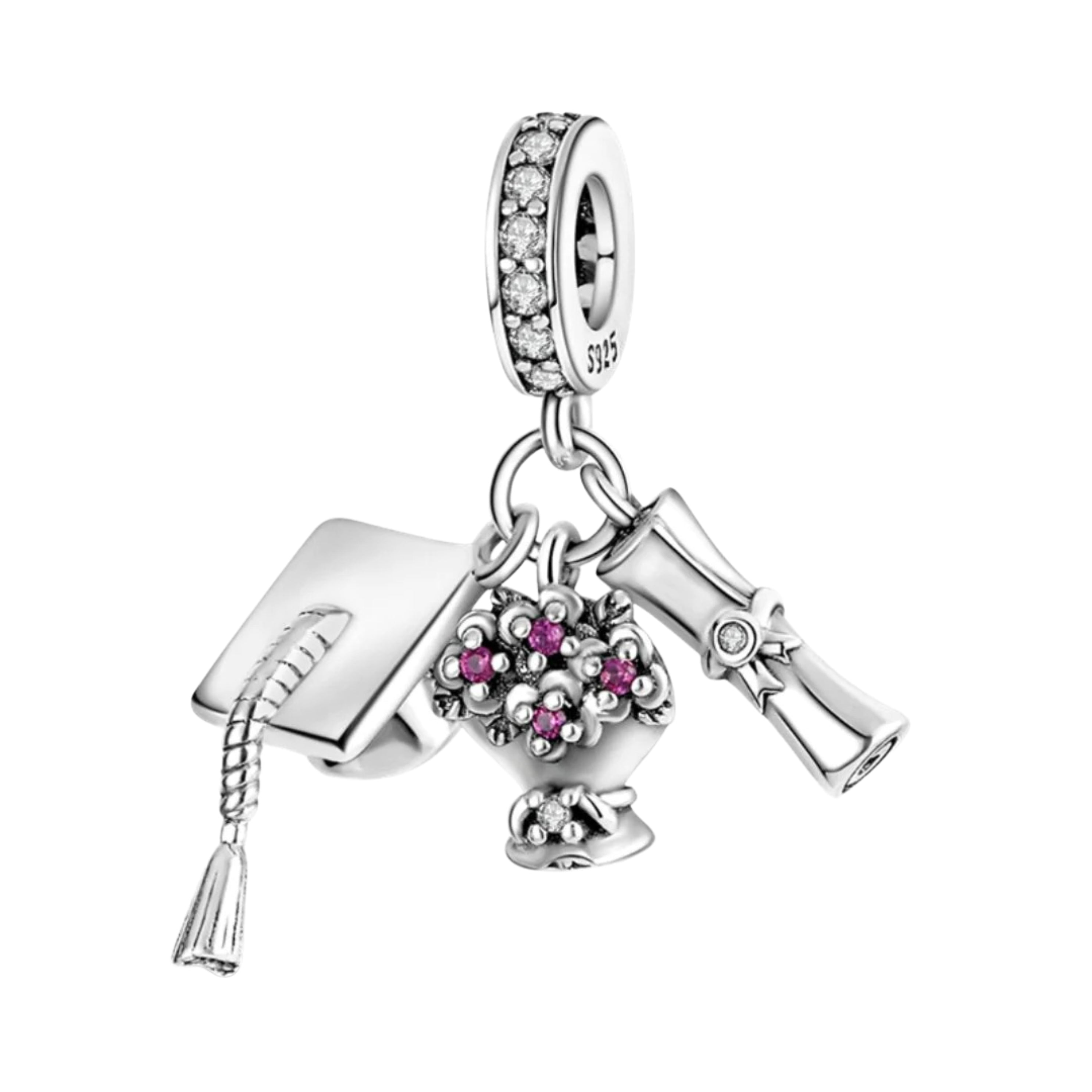 Dijes de pulsera de plata de ley 925 – Corazón, Amor, Mamá, Lindos dijes colgantes}