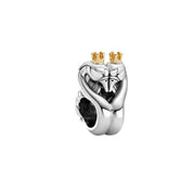 Charm colgante de plata de ley 925 para pulsera: corazón, mariposa, flor y dijes de viaje, regalo para mujer.