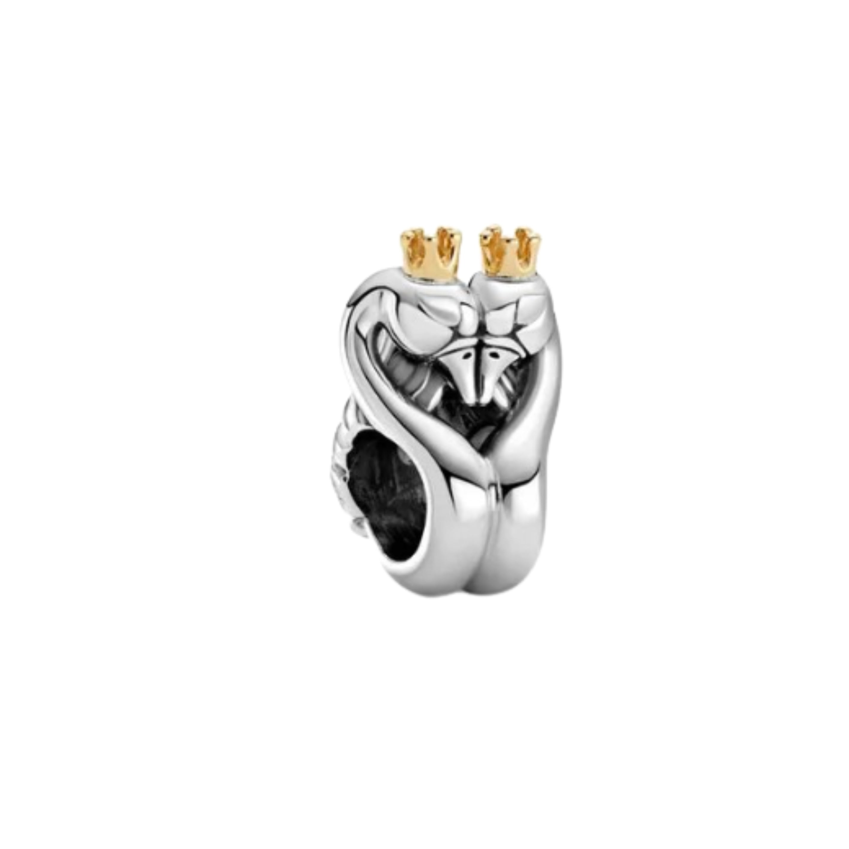 Charm colgante de plata de ley 925 para pulsera: corazón, mariposa, flor y dijes de viaje, regalo para mujer.