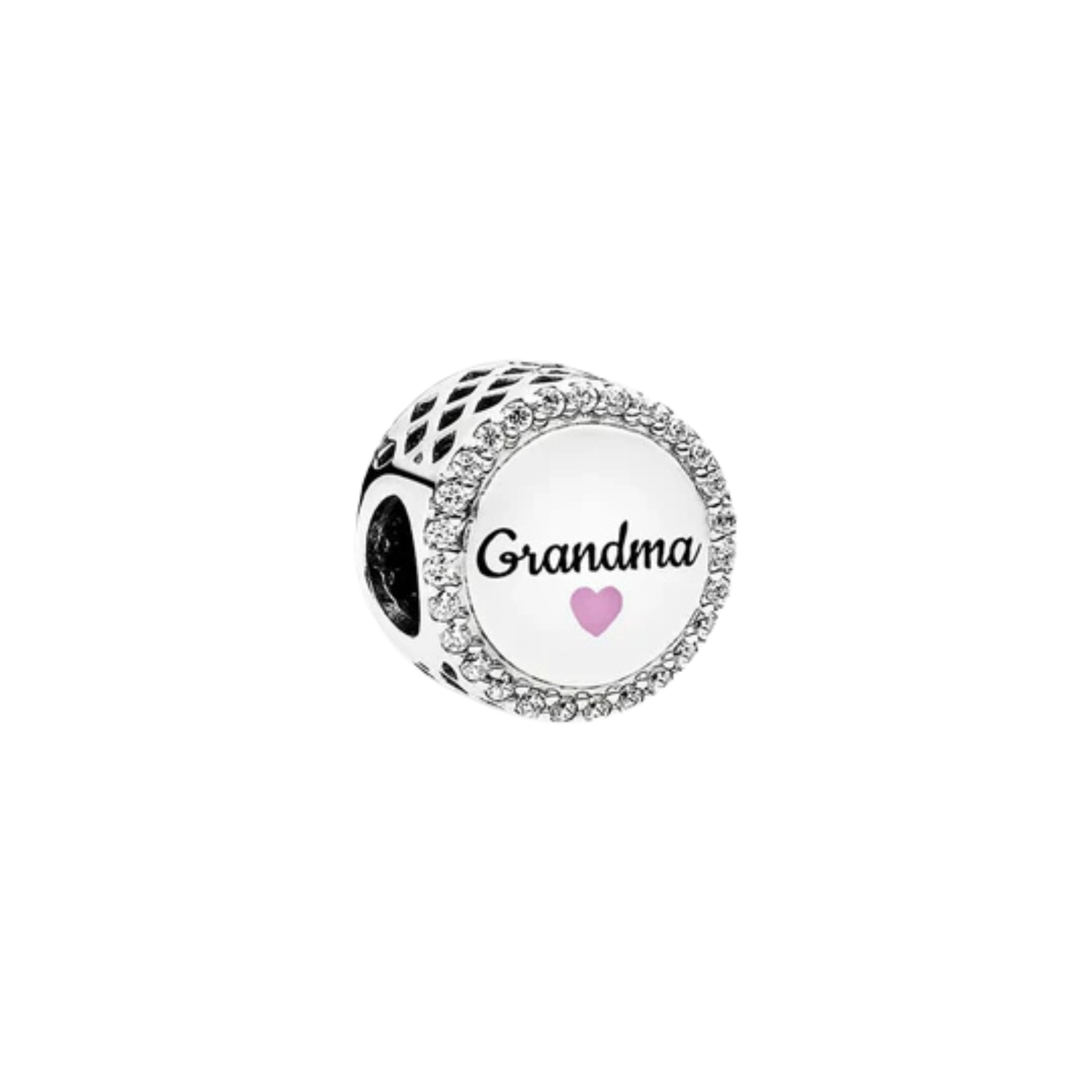 Abalorios de dijes de amor familiar para pulsera | Dijes de corazón para mamá, abuela y esperanza | Joyería de regalo significativo
