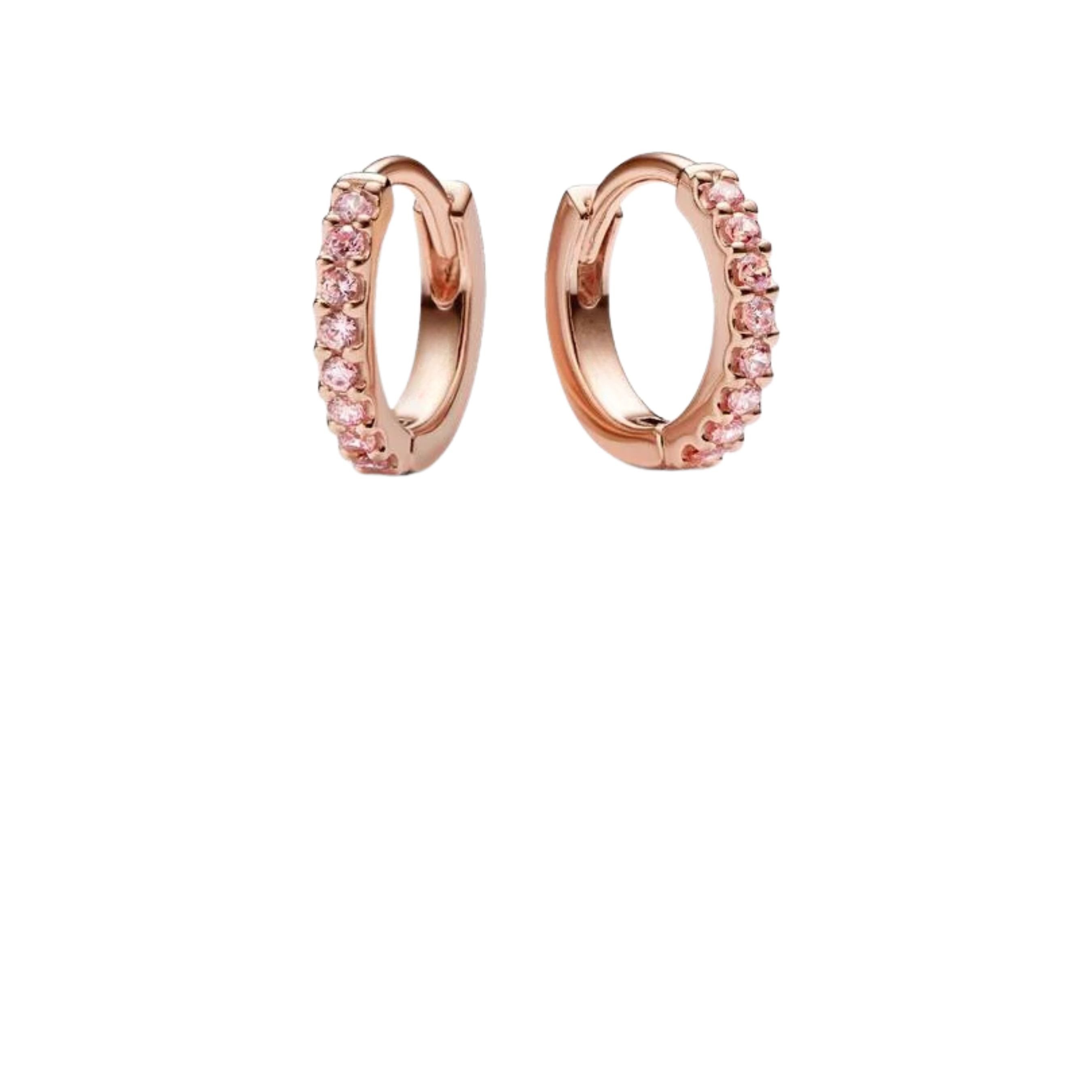 Women's Gold & Silver Tone Earrings – Sparkling Crystal Studs, Small Hoop Earrings, Infinity Heart & Pink Stone Designs, Dainty Fashion Jewelry Gifts for Her