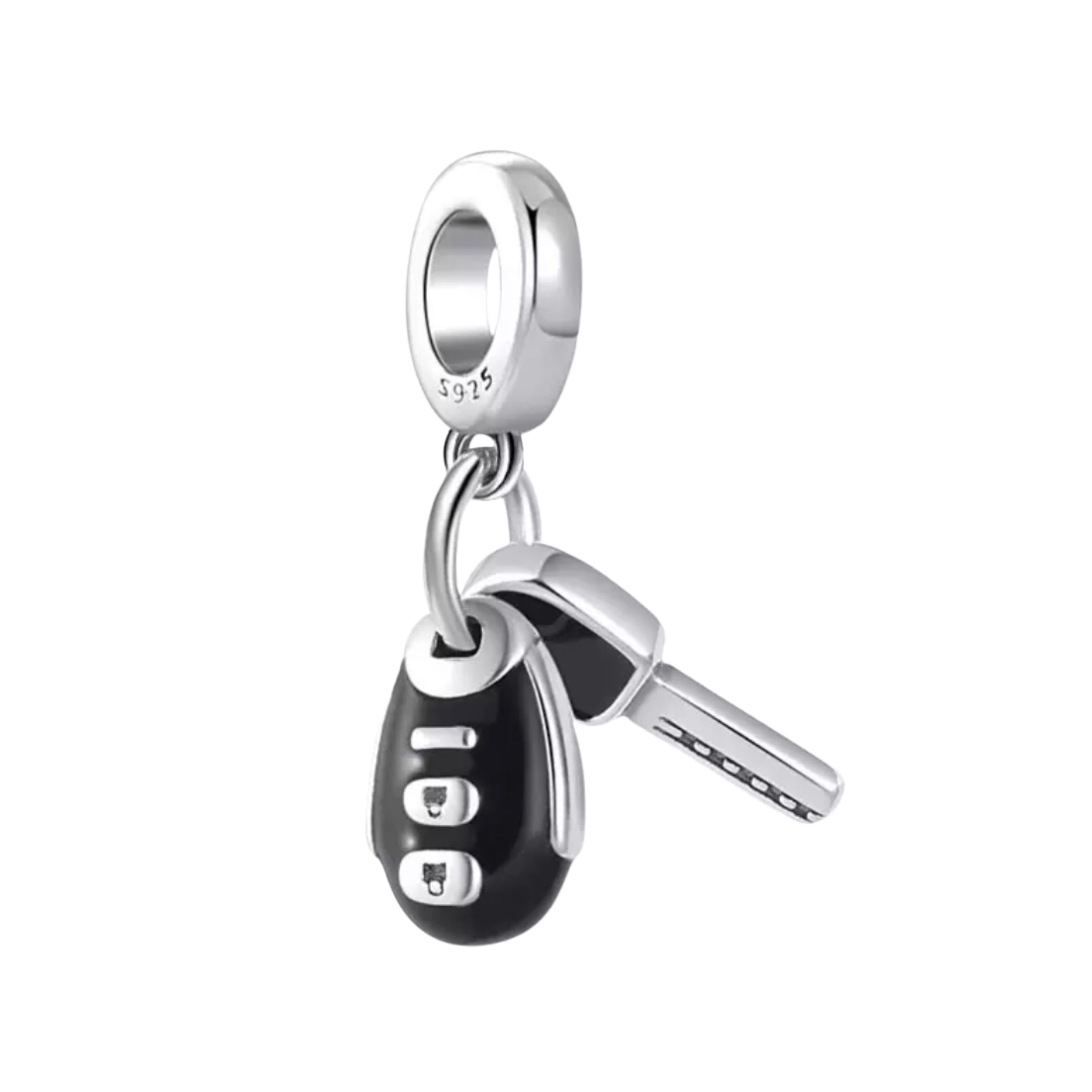 Charm de plata de ley 925 para pulsera: bonitos charms colgantes de corazón, mariposa, arcoíris y manzana, regalo para mujer.