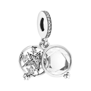 Cuentas de Encanto Estético para Pulsera | Dijes de Flor, Sol y Luna, Palmera y Cristal | Joyería Linda para Mujer