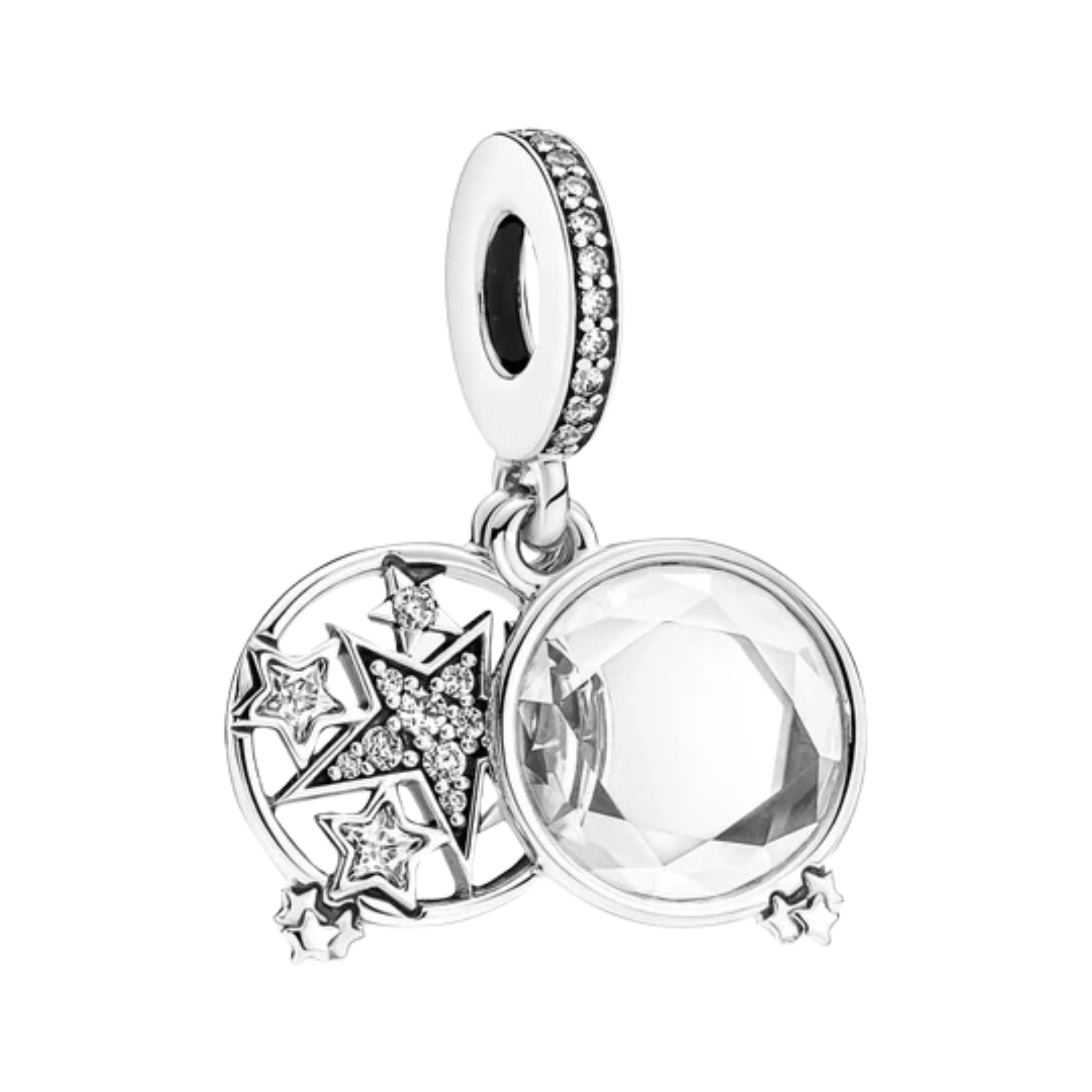 Cuentas de Encanto Estético para Pulsera | Dijes de Flor, Sol y Luna, Palmera y Cristal | Joyería Linda para Mujer