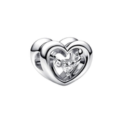 Abalorios de dijes de amor familiar para pulsera | Dijes de corazón para mamá, abuela y esperanza | Joyería de regalo significativo