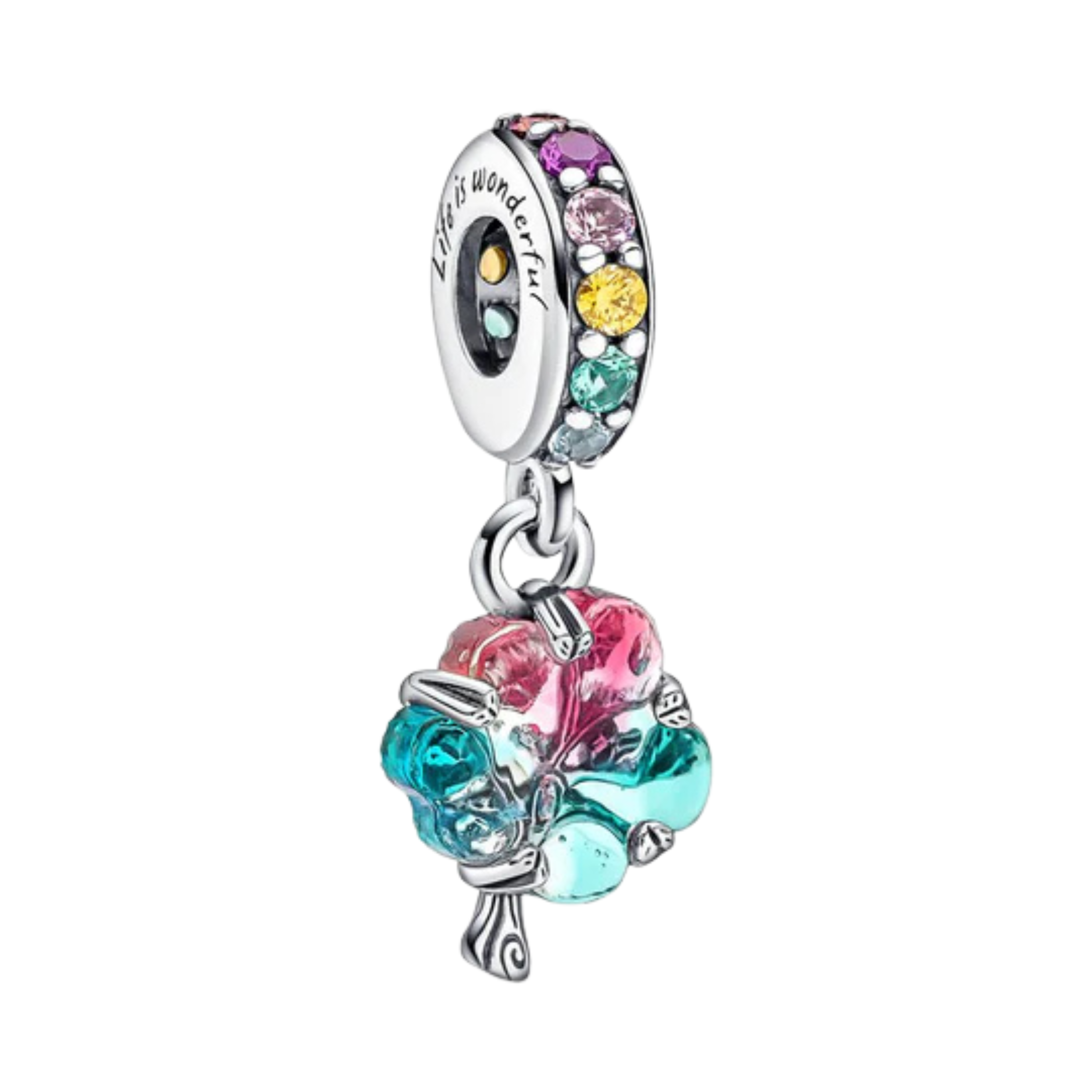 Cuentas de abalorios para pulsera | Dijes bonitos de animales, corazón, cristal y estéticos | Colección de joyas para mujer