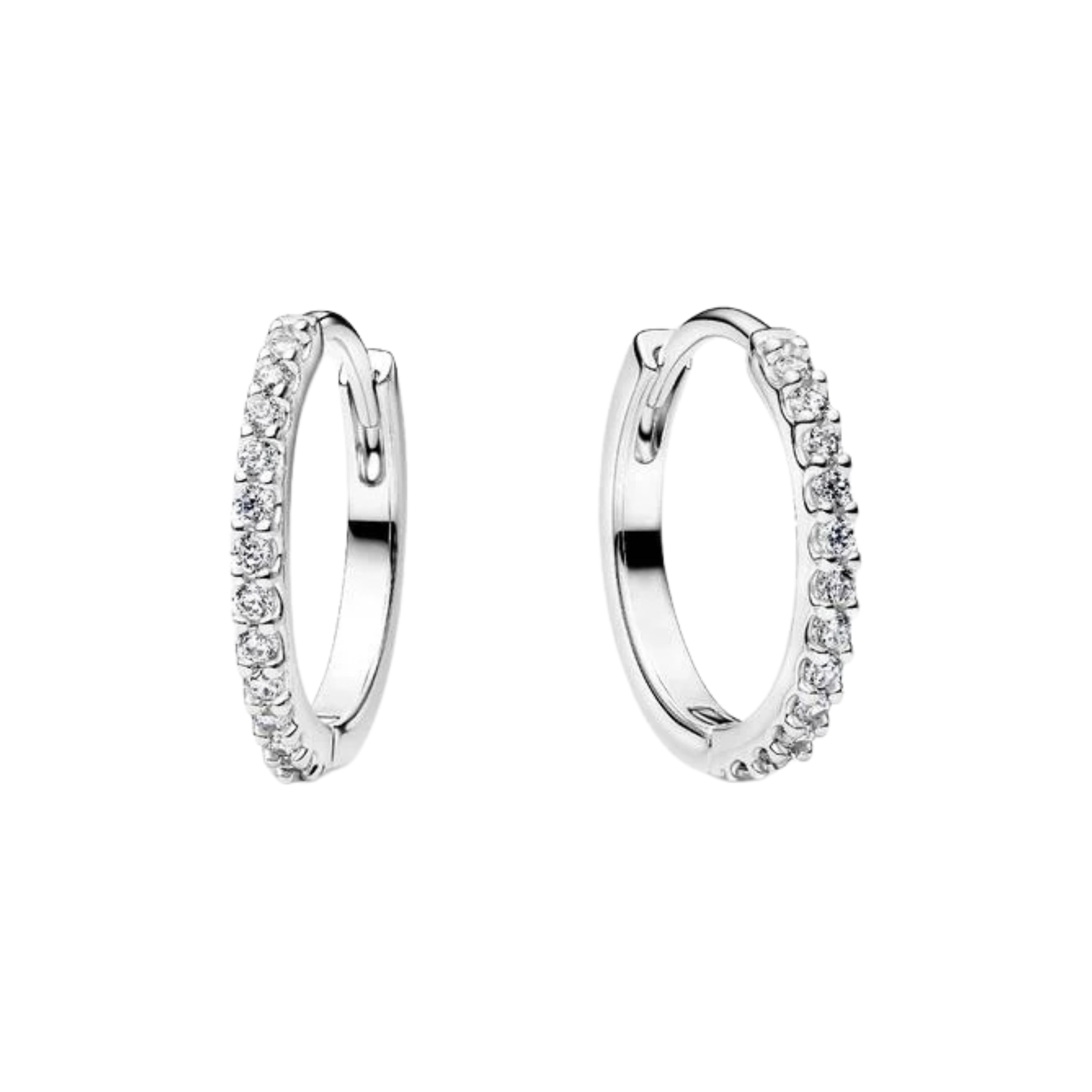 Women's Gold & Silver Tone Earrings – Sparkling Crystal Studs, Small Hoop Earrings, Infinity Heart & Pink Stone Designs, Dainty Fashion Jewelry Gifts for Her