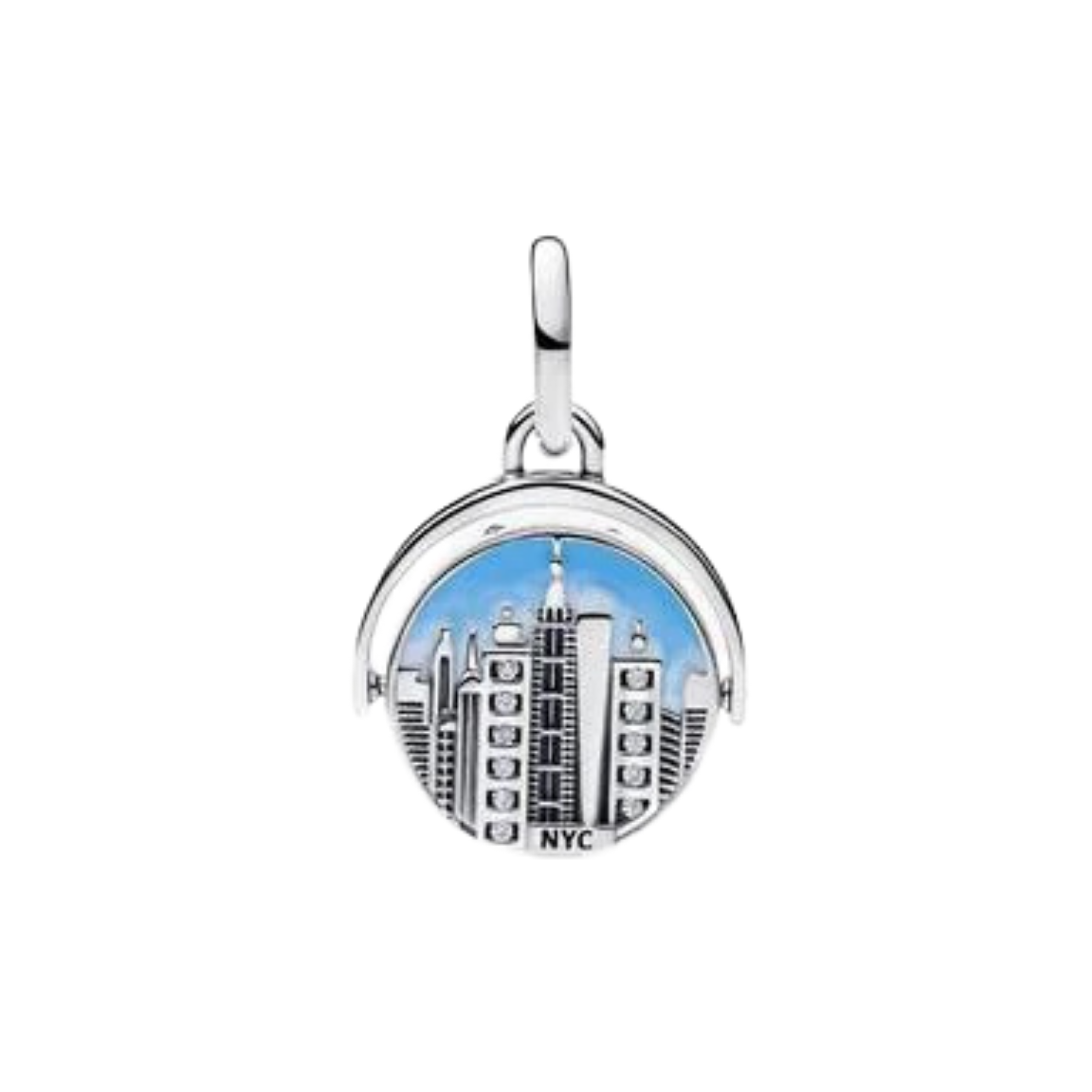 USA & New York Travel Charms for Bracelets – American Flag, NYC & Las Vegas Souvenir Charms