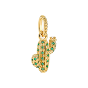 Cuentas de Oro con Dijes para Pulsera | Dijes de Lujo con Corazón, Trébol, Árbol y Cristal | Joyería Elegante para Mujeres