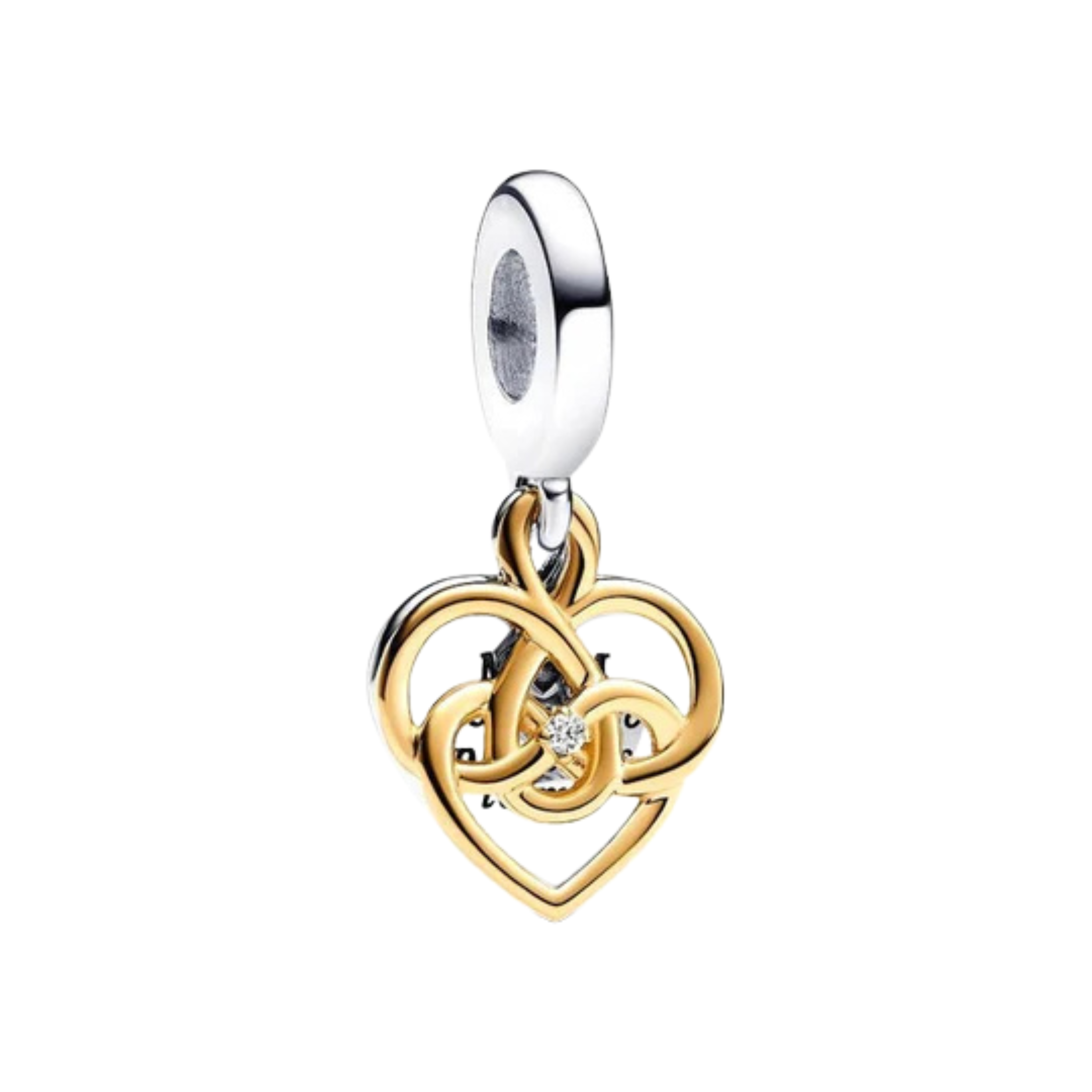 Cuentas de Oro con Dijes para Pulsera | Dijes de Lujo con Corazón, Trébol, Árbol y Cristal | Joyería Elegante para Mujeres