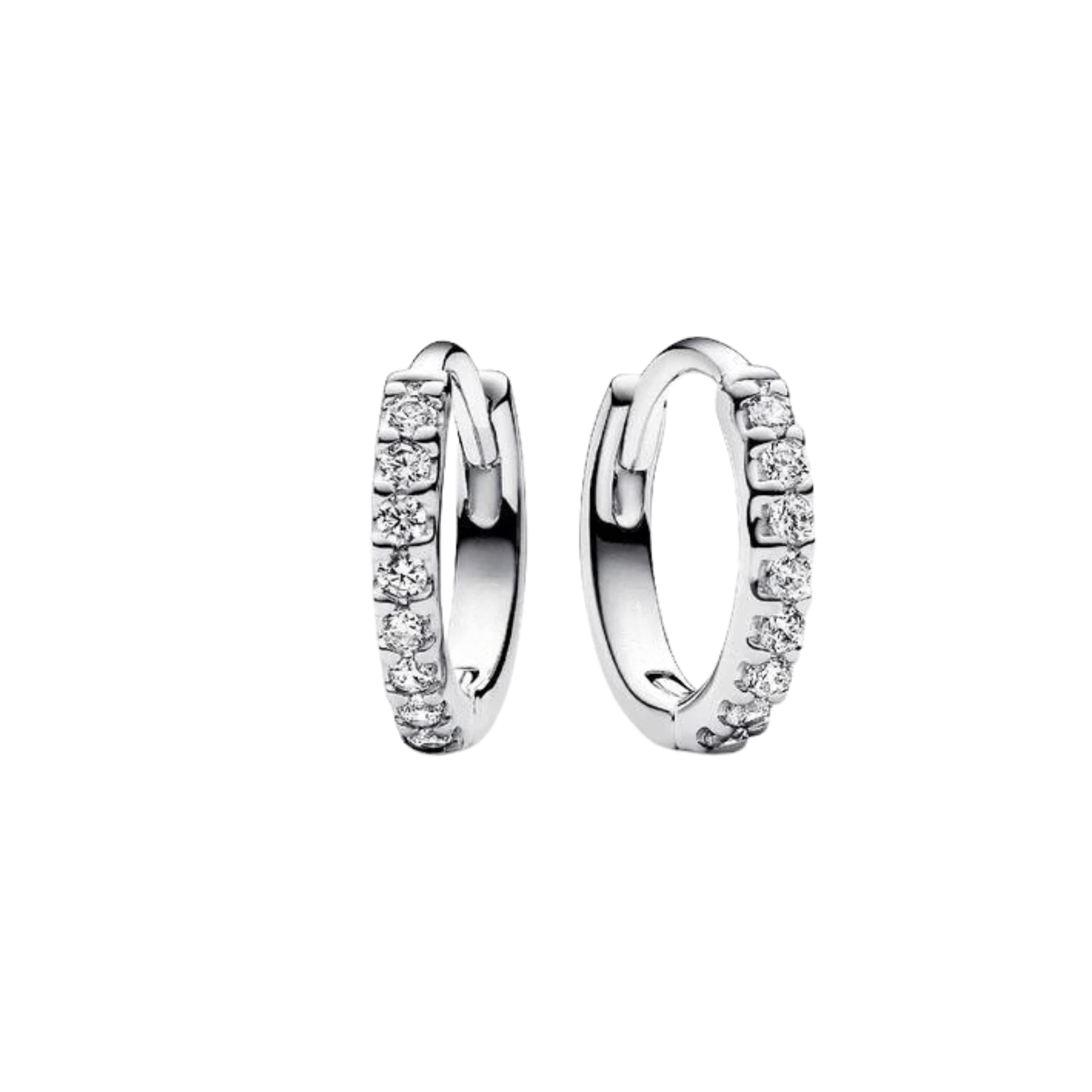 Women's Gold & Silver Tone Earrings – Sparkling Crystal Studs, Small Hoop Earrings, Infinity Heart & Pink Stone Designs, Dainty Fashion Jewelry Gifts for Her