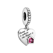 Cuentas Rosas Encantadoras para Pulsera | Dijes de Corazón, Cámara, Patinete y Lindos | Joyería de Regalo para Mujeres