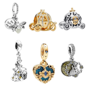 Abalorios de plata s925 de princesa