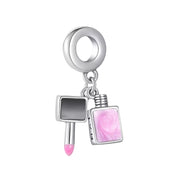 Dijes para pulsera de plata de ley 925: corazón, amor, mamá, bonitos dijes colgantes