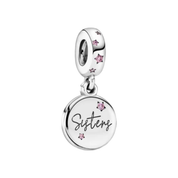 Cuentas Rosas Encantadoras para Pulsera | Dijes de Corazón, Cámara, Patinete y Lindos | Joyería de Regalo para Mujeres