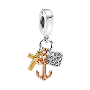 Abalorios de la Amistad y el Amor para Pulsera | Corazón, Ojo Turco, Ancla y Dijes Significativos | Regalo para Mujeres