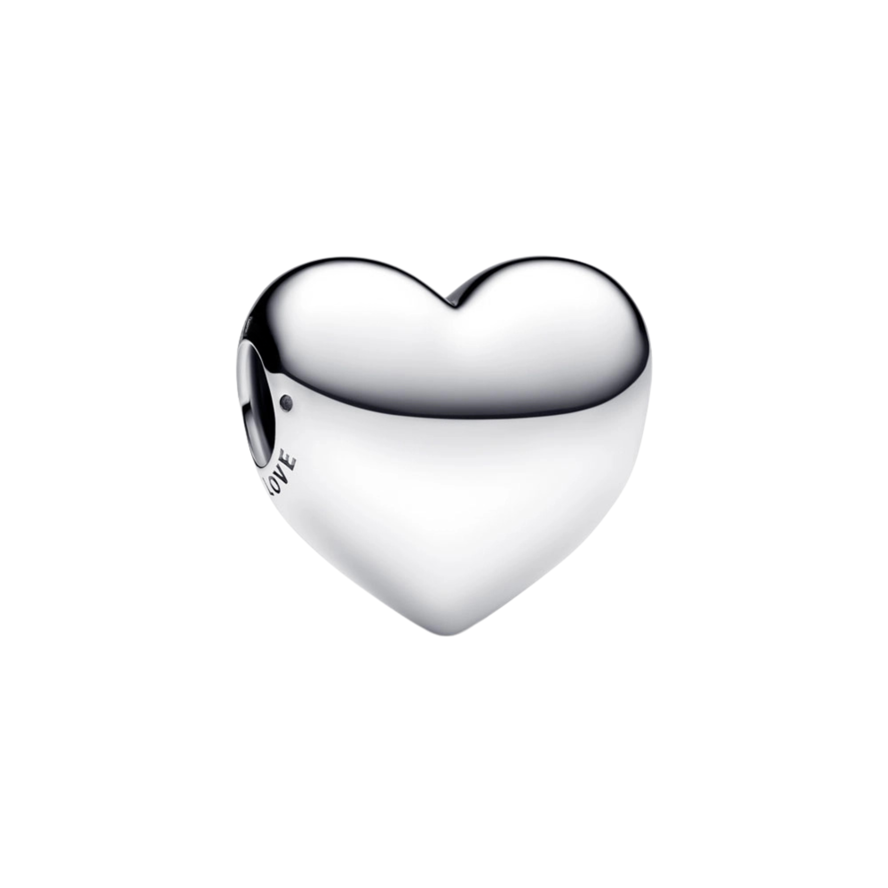 Heart Glass & Enamel Charm Bead | Colorful European Bracelet Charm | Silver Core Pendant for Snake Chain Bracelets