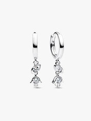 925 Sterling Silver Hamsa Hand Jewelry Set – Necklace & Hoop Earrings with CZ Stones