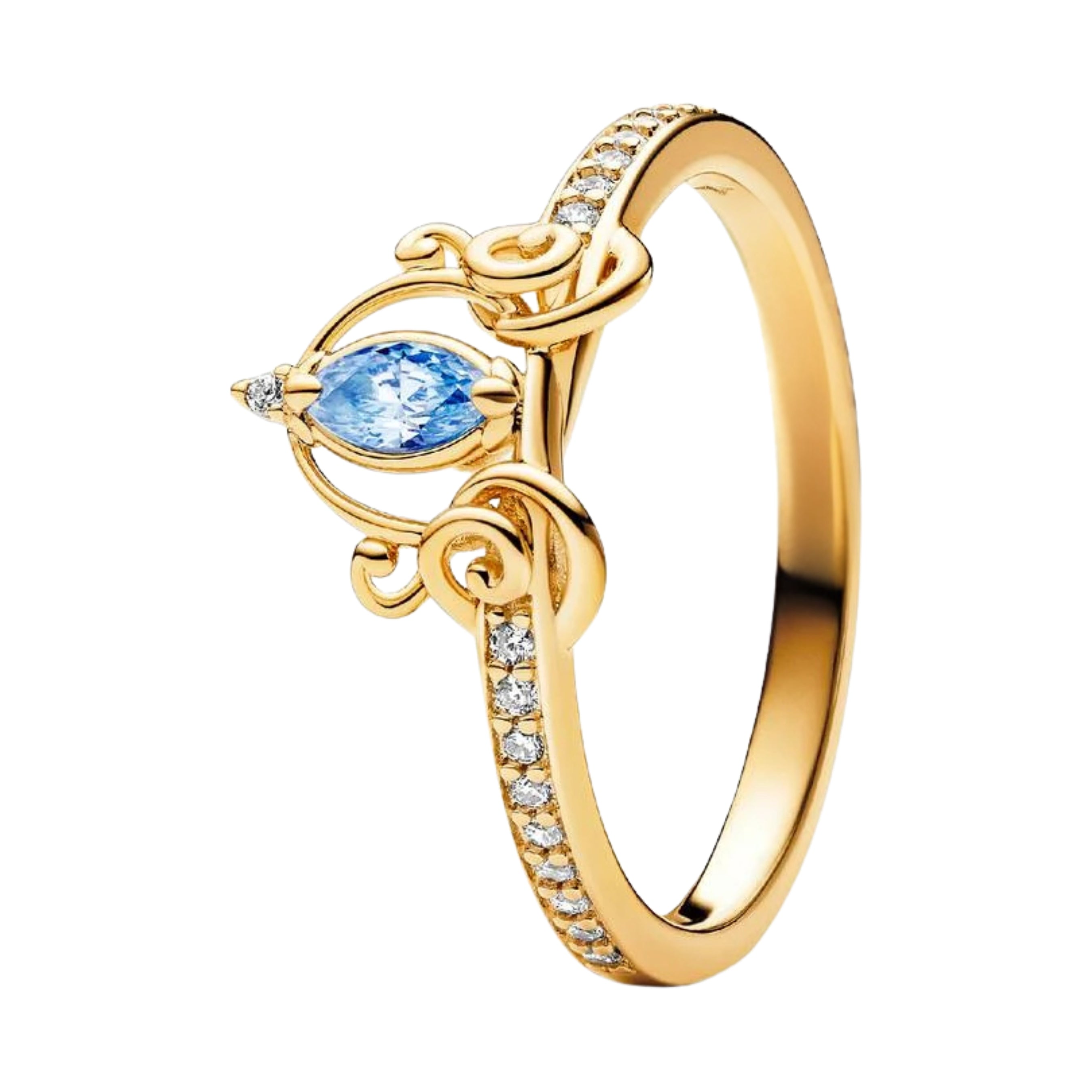 Anillos de princesa de plata de ley 925