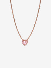 925 Sterling Silver Heart Jewelry Set – Necklace, Ring, Bracelet & Stud Earrings with Crystal Stones