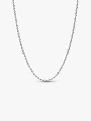 Women's Gold & Silver Tone Rope Chain Necklace – Elegant Twisted Chain, Dainty Minimalist Necklace, Classic Layering Jewelry, Everyday Fashion Accessories Gifts for Her
