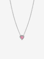 925 Sterling Silver Heart Jewelry Set – Necklace, Ring, Bracelet & Stud Earrings with Crystal Stones