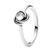 Anillo de eternidad con piedra de nacimiento en plata de ley 925