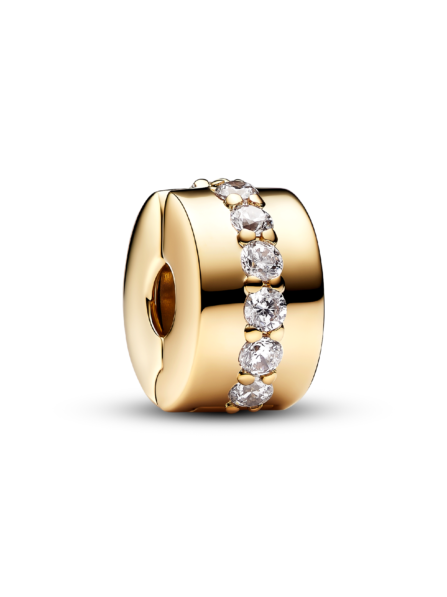Dijes de clip con baño de oro, plata de ley 925