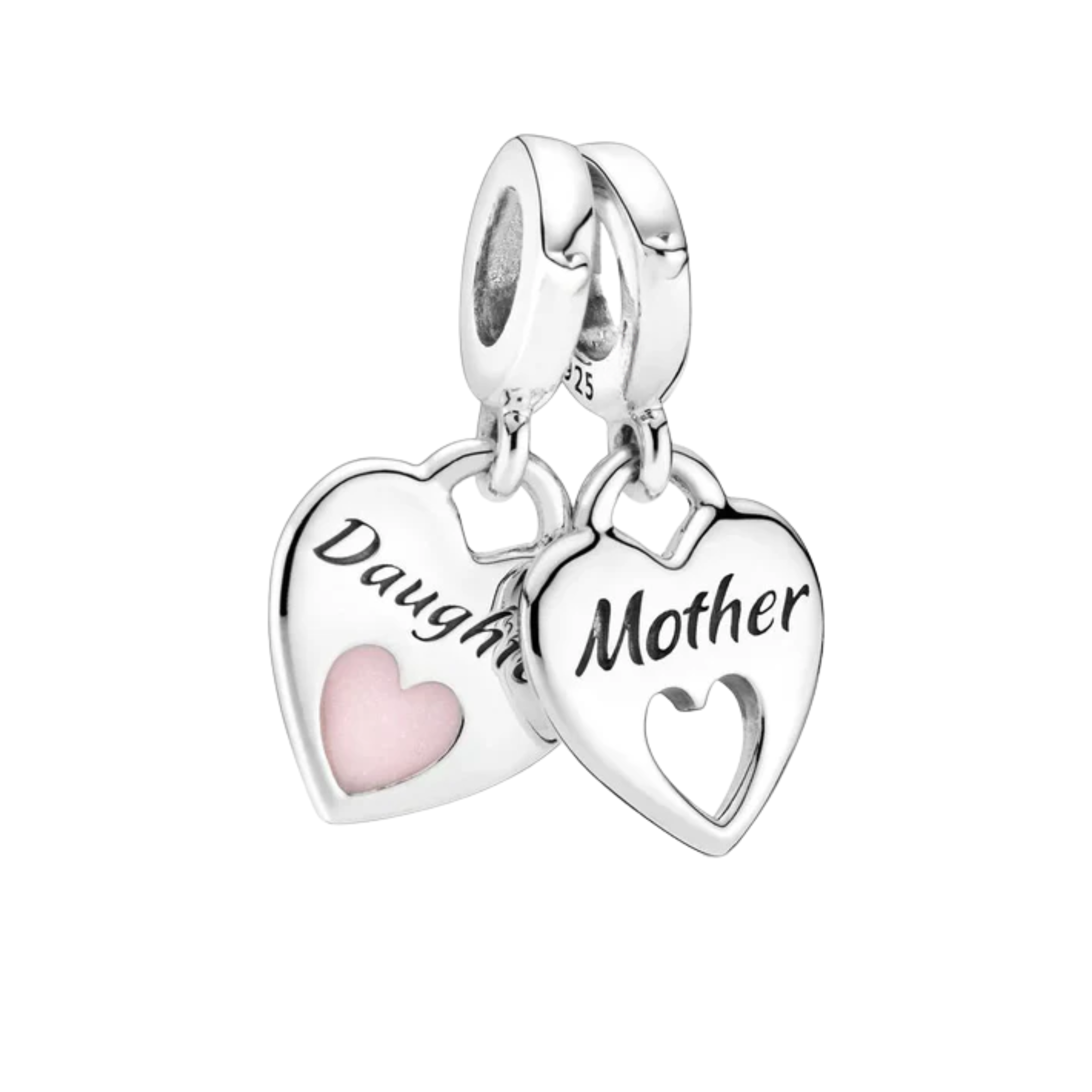 Dijes de madre para niño y niña: cuentas de plata de ley 925 para pulseras
