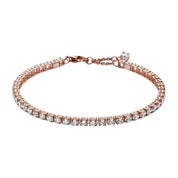 Luxury Crystal Bracelet Collection for Women – Adjustable Tennis Bracelets in Gold-plated, Silver & Rose Gold-plated