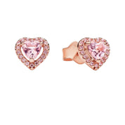 Pendientes de plata de ley 925 con forma de corazón, mariposa y cinta
