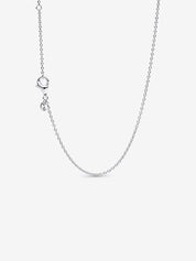 Collar clásico de cadena tipo cable en plata de ley