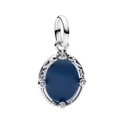 925 Sterling Silver Dangle Charm | Enamel & CZ Pendant Charms | Fits Most European Charm Bracelets