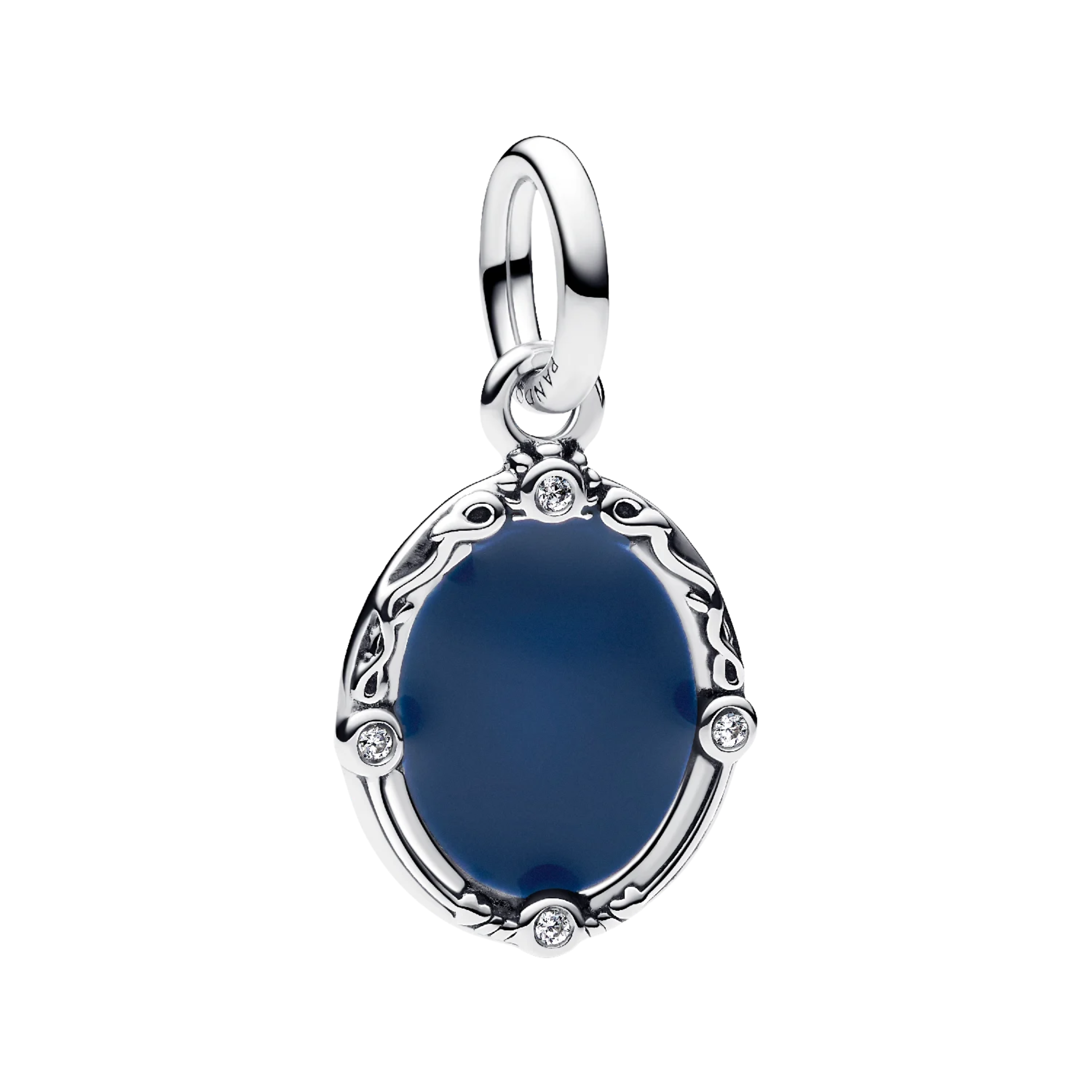 925 Sterling Silver Dangle Charm | Enamel & CZ Pendant Charms | Fits Most European Charm Bracelets
